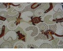 Australian Gooloo in Beige - Dot Art Fabric